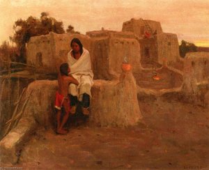 The Lesson — Eanger Irving Couse
