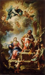 Rest On The Flight To Egypt — Martino Altomonte, Baroque