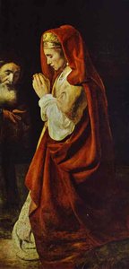 Sacrifice Of Manoah. Detail — Rembrandt Van Rijn, Baroque