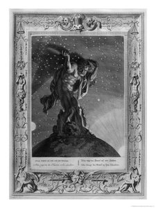Picart The Titan Atlas Supports The Heavens On His Shoulders