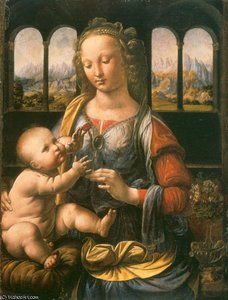 Maria Mit Dem Kind — Leonardo Da Vinci, High Renaissance
