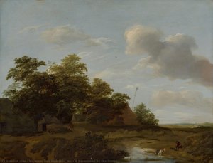 A Farmstead By The Dunes — Vermeer Van Haarlem, Jan