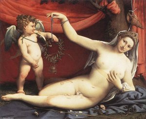 Venus And Cupid — Lorenzo Lotto, High Renaissance