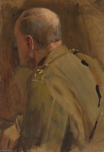 General The Honourable Sir Herbert Alexander Lawrence (1861–1943), Chief Of The General Staff (preparatory Study For 'the Supreme War Council In Session At Versailles On 3rd July 1918') — Herbert Arnould Olivier, Realism