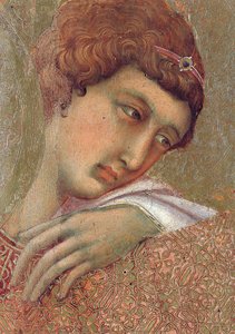 Madonna And Child On A Throne (front Side Fragment) — Duccio Di Buoninsegna, Late Gothic