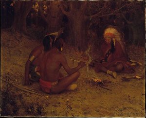 The Peace Pipe — Eanger Irving Couse