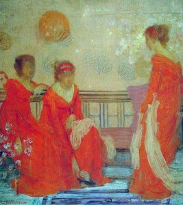 Red And Black — James Abbott Mcneill Whistler, Impressionism
