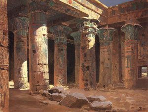 The Temple Of Isis On Philae Island — Vasilj Dmitrijevič Polenov, Realism