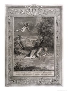 Picart Narcissus Falls In Love With His Own Reflection