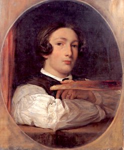 Self-portrait As A Boy — Frederic Leighton, Academic Realism