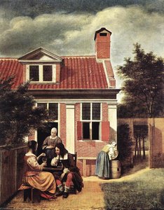Village House — Pieter De Hooch, Dutch Golden Age