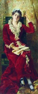 Portrait Of Y.makovskaya — Konstantin Yegorovich Makovsky