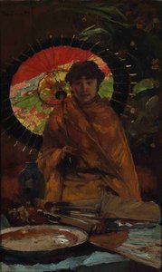 Girl With Japanese Parasol — Уиллем Де Зварт