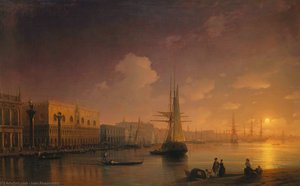 Venetian Night — Ivan Aivazovsky, Romanticism