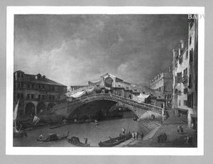 View Of The Rialto In Venice — Каналетто