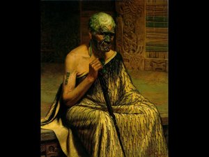 The Calm Close Of Valour's Various Day — Charles Frederick Goldie, Contemporary Realism