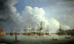 The Captured Spanish Fleet At Havana — Dominic Serres, Neoclassicism