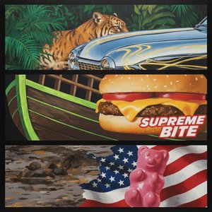 Tiger, Chrome, And The Glazed Pink Gummy Bear — Inès Rolland, Pop Art