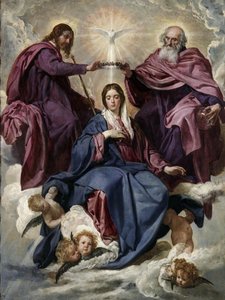 The Coronation Of The Virgin — Diego Rodríguez De Silva Y Velázquez, Baroque