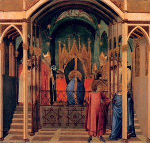 Scenes Of The Life Of St Nicholas (12) — Ambroggio Lorenzetti, Late Medieval Painting