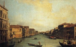 Grand Canal From The Palazzo Balbi — Giovanni Antonio Canal, Baroque Landscape