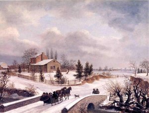 Pennsylvania Winter Scene — Thomas Birch