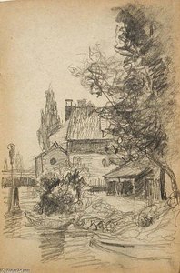 Danauworth — John Ottis Adams, Impressionism