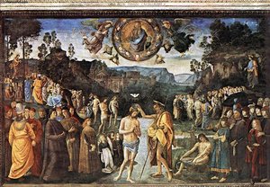 Battesimo Di Cristo — Pietro Perugino, Ritorno Del Rinascimento