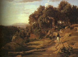 A View Near Colterra — कैमिल कोरतो, Contemporary Realism
