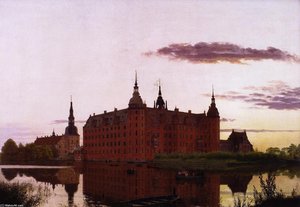 Fredericksborg Castle In The Evening Light — Christen Købke