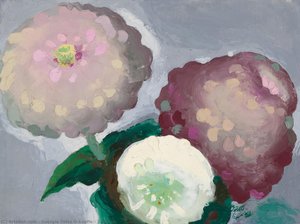 3 Zinias — Georgia O'keeffe