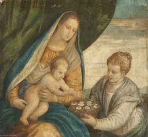 The Mystic Marriage of Saint Catherine (after Jacopo Tintoretto)