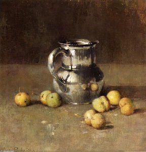 Still Life With Pitcher And Pivar — Soren Emil Carlsen