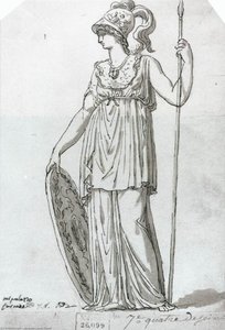 Minerve — Jacques-louis David, Neoclassicism
