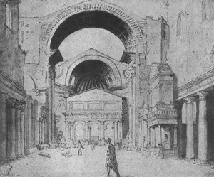 St Peter's Basilica Seen From East — 마르텐 판 헤임스케르크, Mannerism