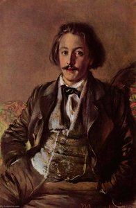 Deutsch Porträt Des Paul Heyse English Portrait Of Paul Johann Ludwig Von Heyse Русский Портрет Пауля Хейзе — Αδόλφος Μέντελ, Realism