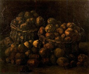 Baskets Of Potatoes — Vincent Willem Van Gogh, Realism