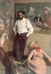 Portrait Of The Painter Henri Michel Levy — Hilaire-germain-edgar Degas, Impressionism