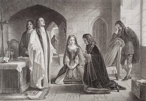 Lord William Russell Receiving The Sacrament Prior — Alexander Johnston
