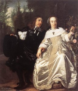 Abraham Del Court And Maria De Keersegieter — Bartholomeusz Van Der Helst, Dutch Golden Age