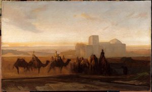 La Caravane — Alexandre Gabriel Decamps, Orientalism