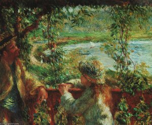 Near The Lake, Art Institute Of Chicago — Пьер-огюст Ренуар, Impressionism