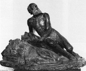 The Penitent Saint Jerome — José Piquer Y Duart, Spanish Baroque