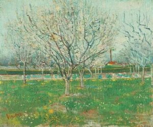 Orchard In Blossom Plum Trees — Vincent Willem Van Gogh, Post-impressionism