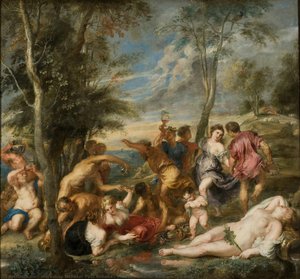 Title In Swedish: Backanal På Andros — पीटर पॉल रूबेन्स की कार्यशाला, Baroque