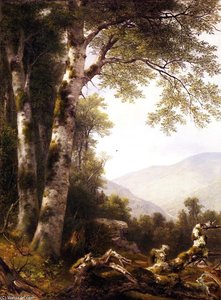 Landscape with Birches