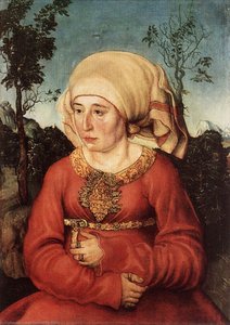 Portrait De Frau Reuss — Lucas Cranach L'ancien, Renaissance Nordique