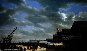 The Launch of 'Le Friedland' at Cherbourg