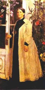 Portrait Of Olga Orlova. — Konstantin Aleksejevitsj Korovin, Russian Impressionism