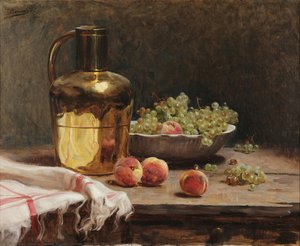 Uvas E Pêssegos [grapes And Peaches] — Pedro Alexandrino Borges Dos Santos Fernandes, Academic Realism